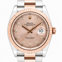 Rolex Datejust 41MM Sundust Diamond Dial 126331 18k RG & SS